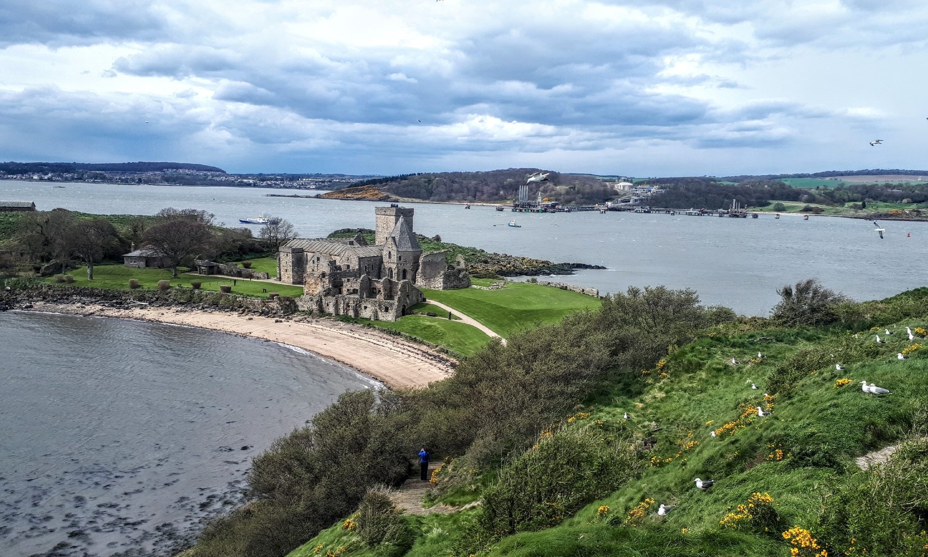 Stunning Inchcolm Island is easily reached with a Maid of the Forth boat trip.