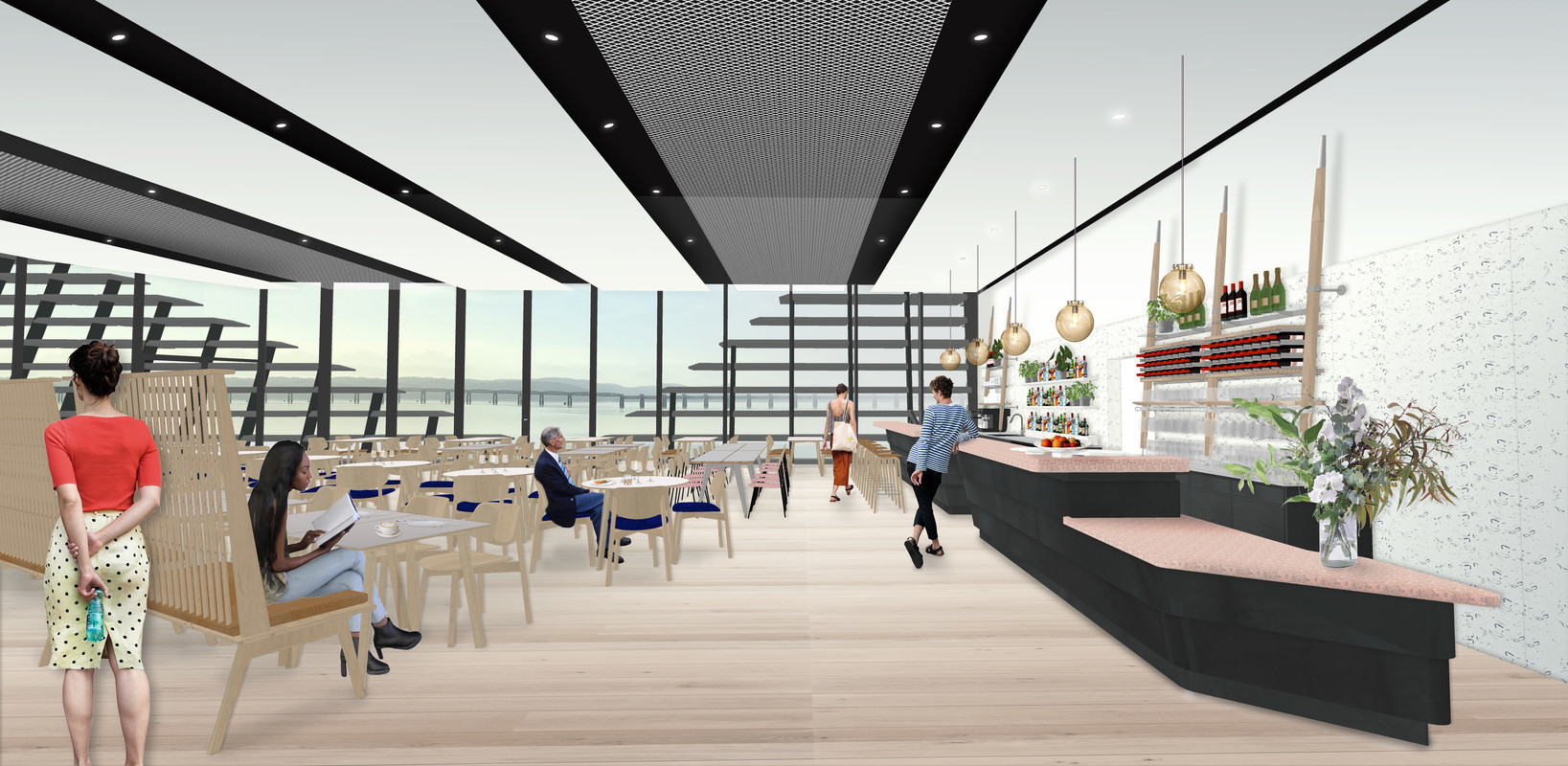 The second floor restaurant will offer stunning views over the River Tay.