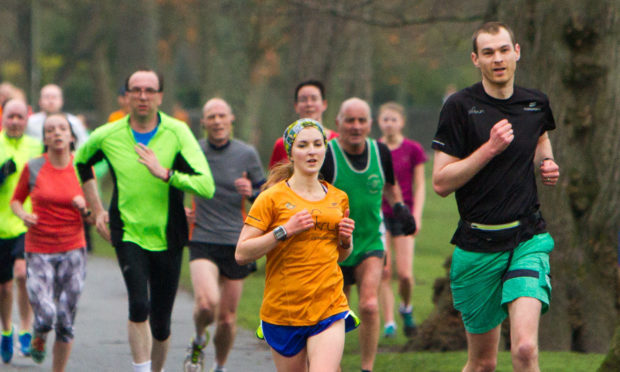 Parkrunners in Perth. Hundreds of thousands of people now join in with their local Parkrun after the free running event began in Teddington in 2014.
