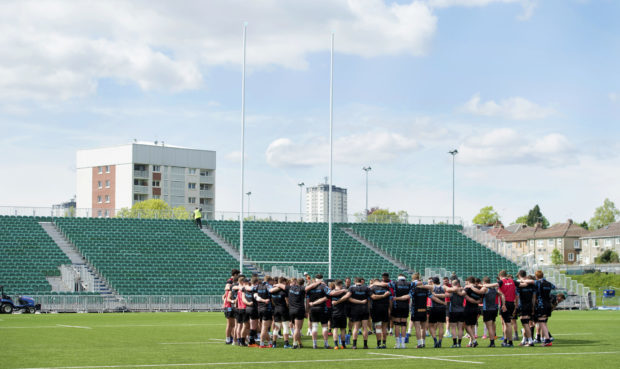 Glasgow Warriors have been enjoying the good weather in preparation for their PRO14 semi-final.