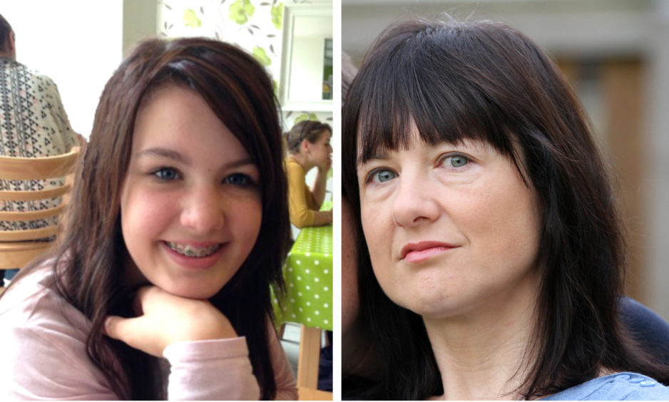 Ruth Moss (right) and her daughter Sophie Parkinson, who died in 2014 (left). 