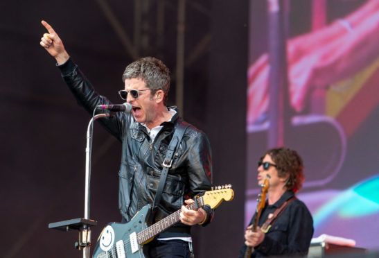 Noel Gallagher at Scone Palace in May 2018
