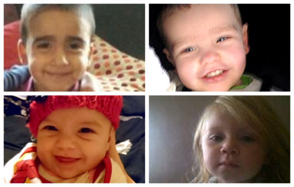 Clockwise from top left: Mikaeel Kular, Liam Fee, Madison Horn and Hayley Davidson.