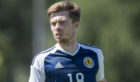 Craig Wighton in action for Scotland.