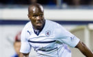 Christian Nade in action for Raith Rovers in 2014.