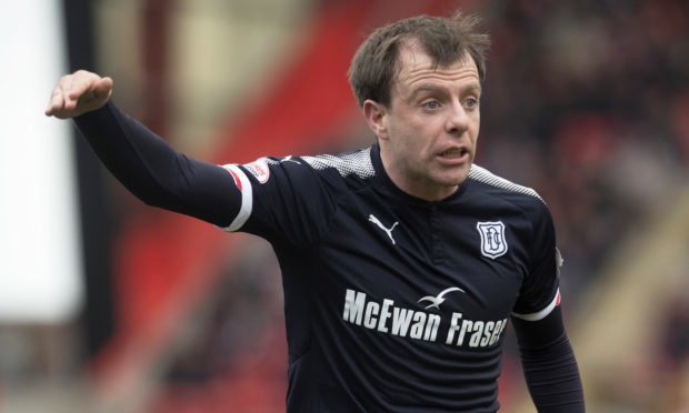 Paul McGowan in action for Dundee