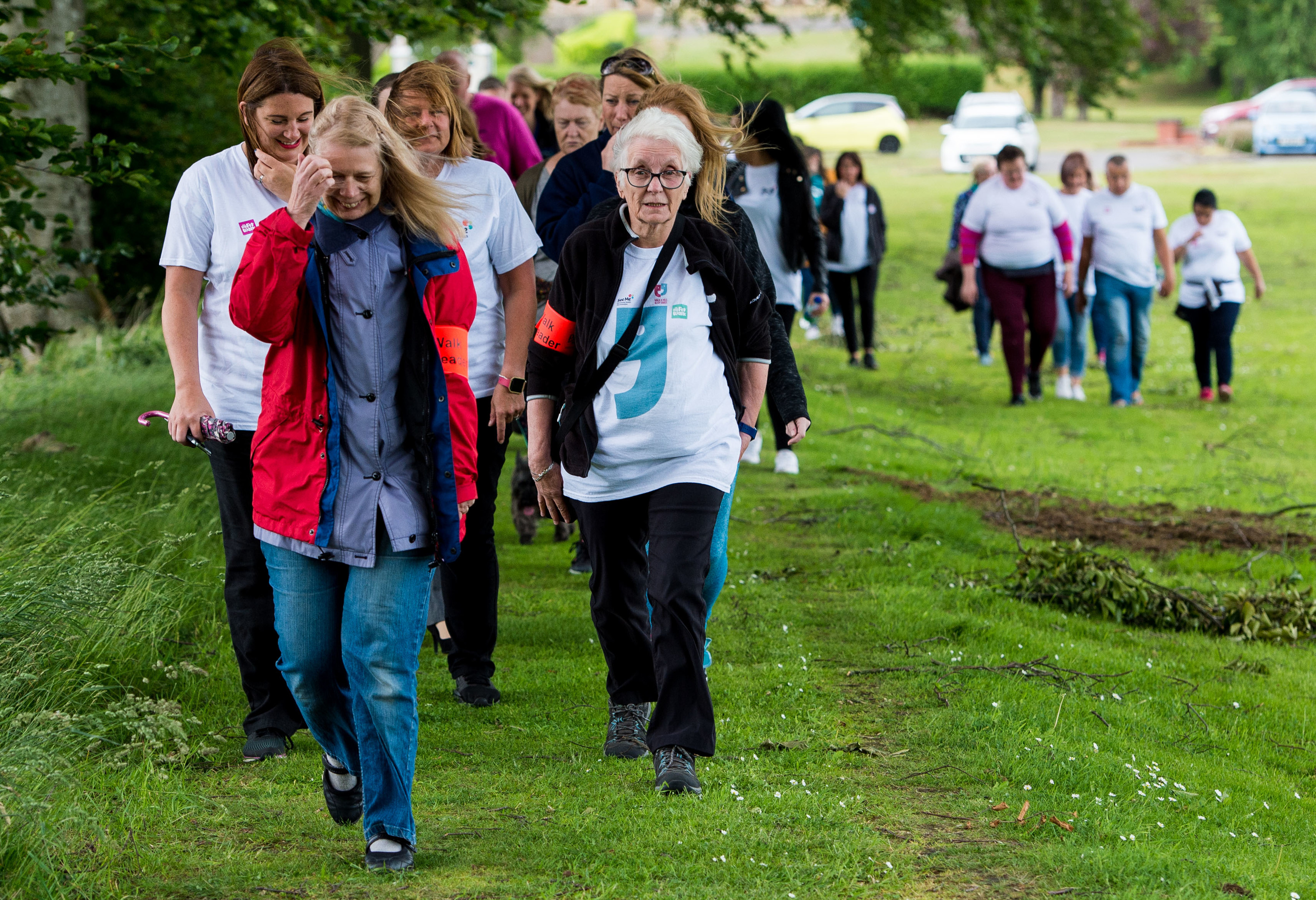 Walkers helped to raise awareness of mental health issues.