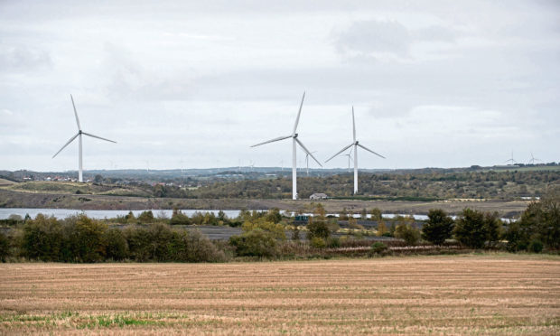 Part of the former Westfield coal mine site in Fife