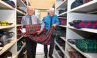 Strathmore Woolen Company directors David Cowley and Jonathan Brown have sold the Forfar tartan firm. Picture: Paul Reid.