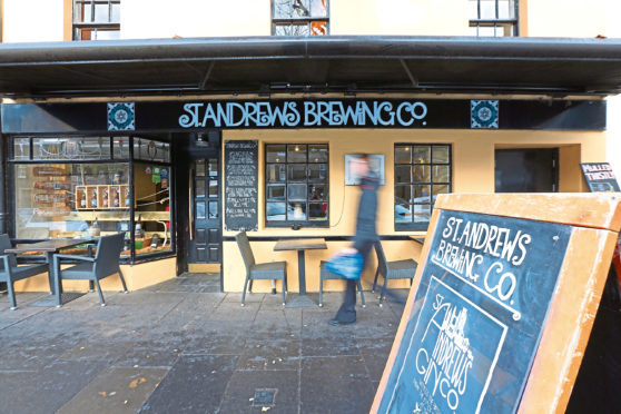 St Andrews Brewing Company's pub in South Street, St Andrews.