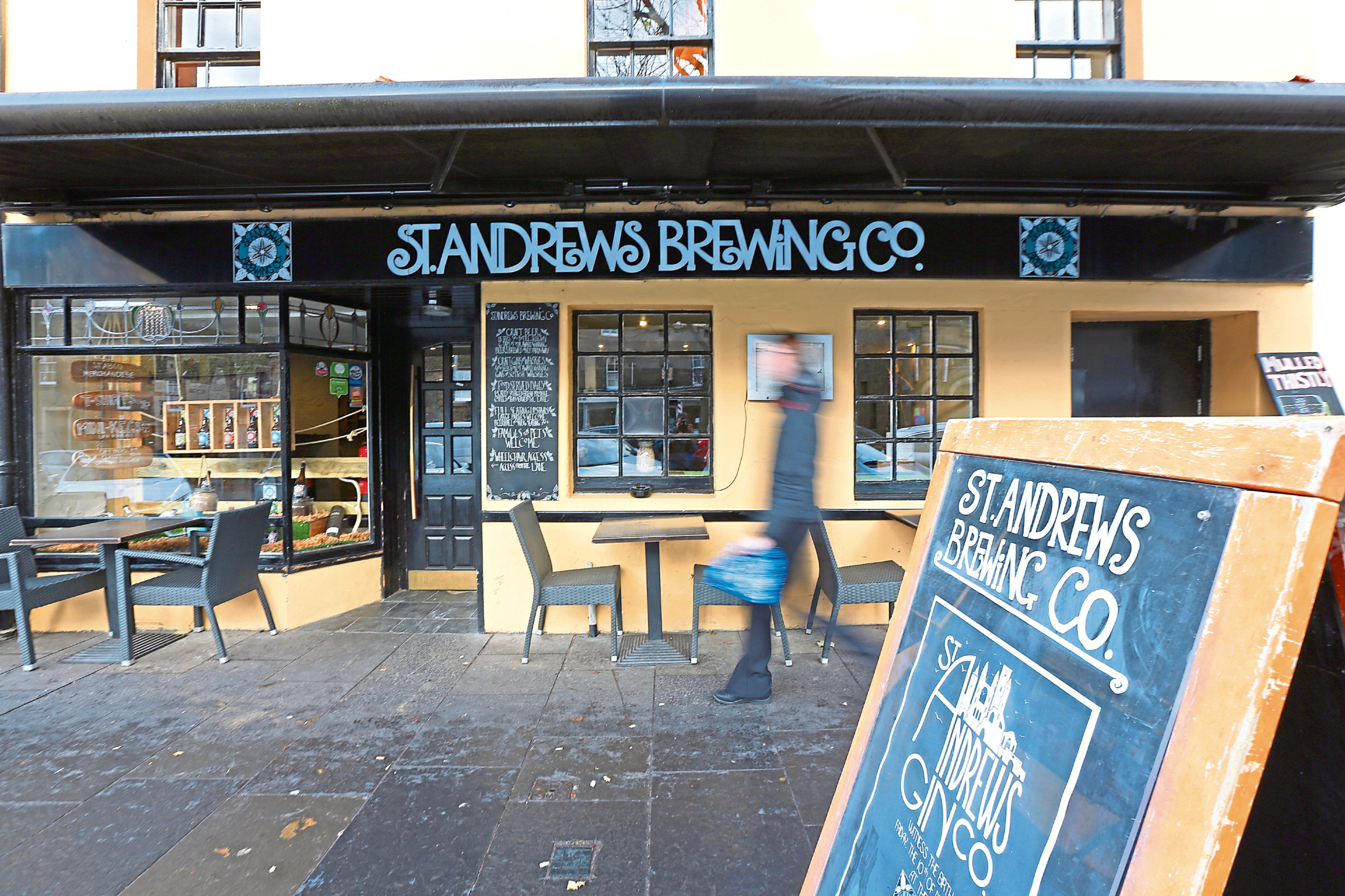 St Andrews Brewing Company's pub in South Street, St Andrews.