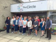 Social entrepreneurs visit The Circle in Dundee.
