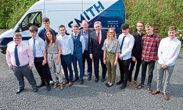 Former Prime Minister Gordon Brown recently visited a CR Smith-run Academy to show his support for the Hand Picked programme.