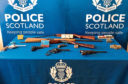 Guns and ammunition at launch of Firearms Surrender Campaign 2018