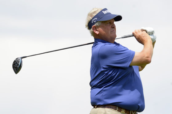 Colin Montgomerie during his first round 71 at the US Senior Open at The Broadmoor Golf Club in Colorado Springs.