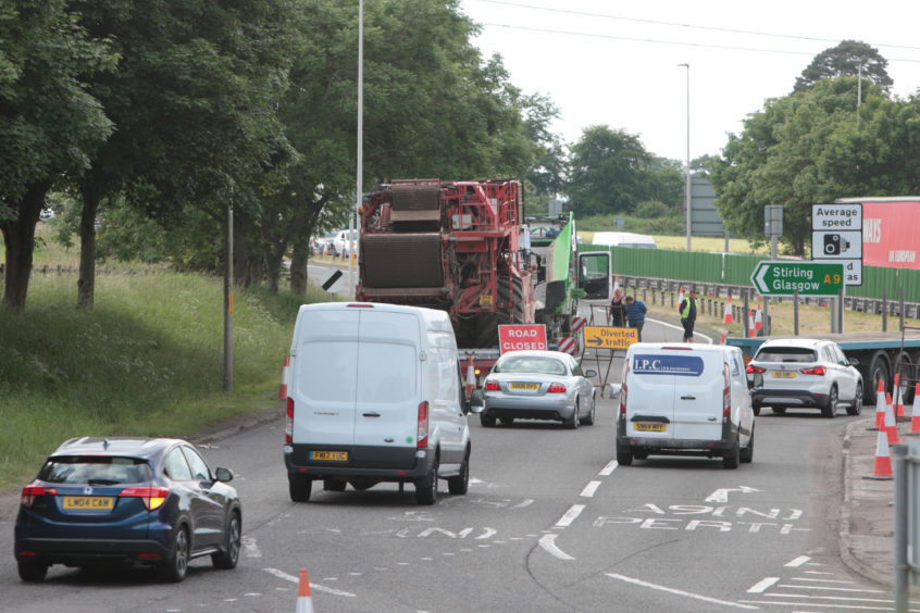 Broxden Roundabout.