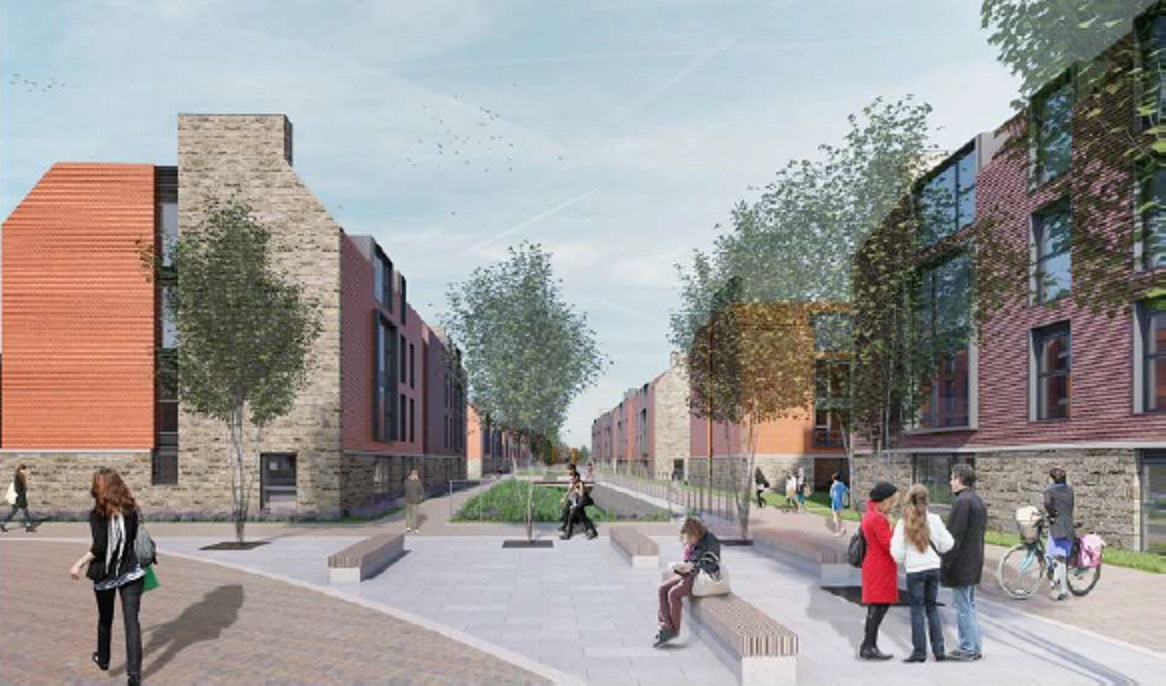 An artist's impression of how the redevelopment could look.
