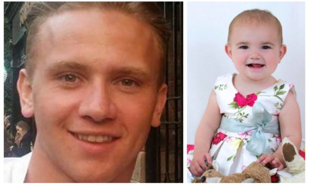 Corrie McKeague and daughter Ellie