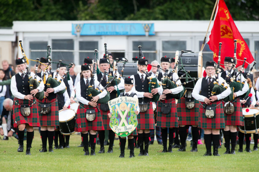 The Cupar Highland Games.