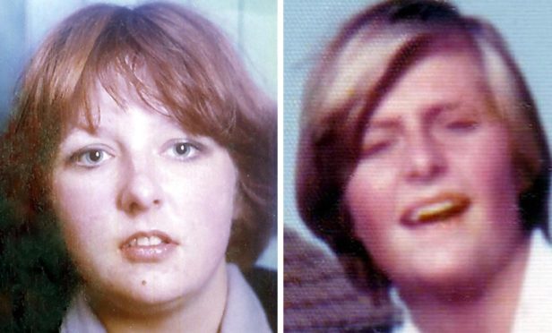 Christine Eadie (left) and Helen Scott, who were murdered by Angus Sinclair in 1977.