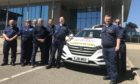 MP Pete Wishart with members of the Perth First Responders charity, taking delivery of the new Hyundai Tucson.