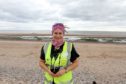 St Cyrus nature reserve manager Therese Alampo
