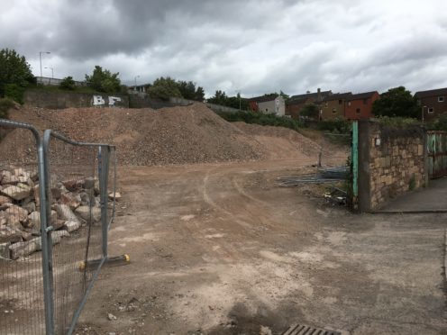 Rubble is all that remains of Halley's Mill.