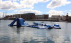 The inflatable at Dundee City Quay