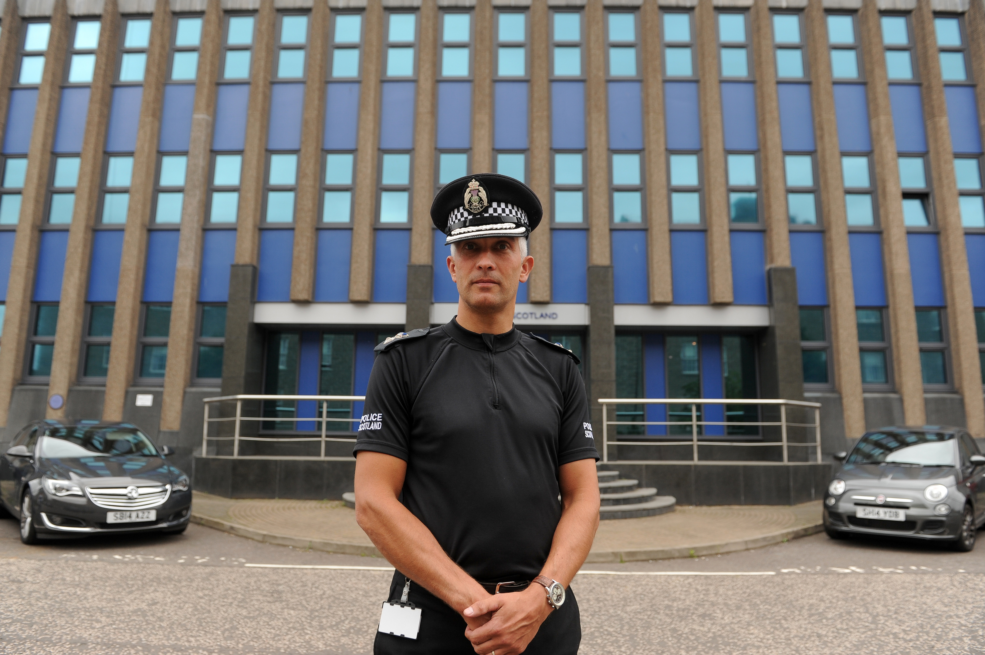 Chief Superintendent Paul Anderson in Dundee.