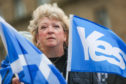 Kate Young, one of the protesters in City Square Dundee.
