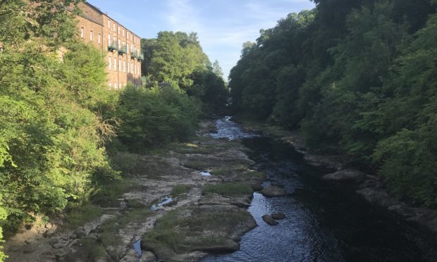 The heatwave has created hostile conditions for migratory salmon on the River Ericht