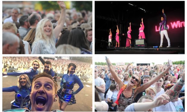 Steps performed to thousands of people at Slessor Gardens.