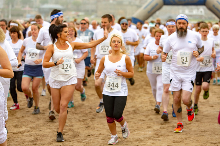 The annual Chariots of Fire run proves a huge draw each year. Action from the 2017 run.