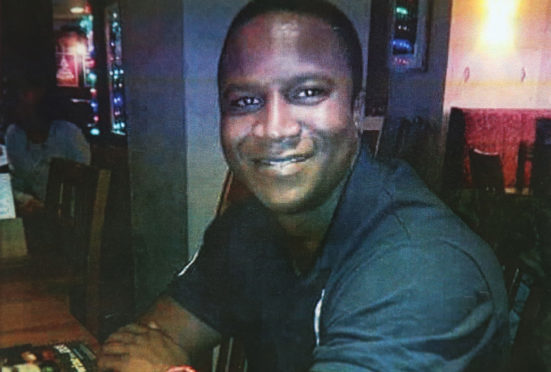 Sheku Bayoh who died while being arrested by Police Scotland in Kirkcaldy in 2015