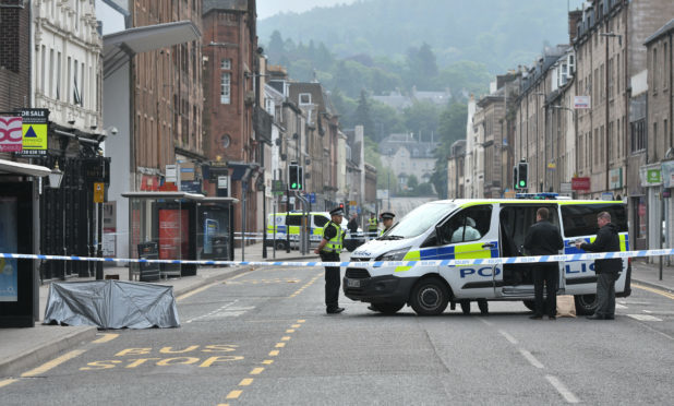 Police investigation on South Street Perth, Sunday, June 3