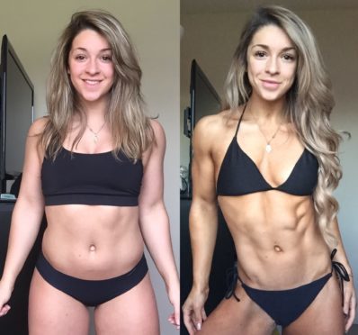 Sophie Brewster - before and after