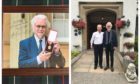 Sir Billy Connolly's signed photo/pictured with Kincraig Castle staff