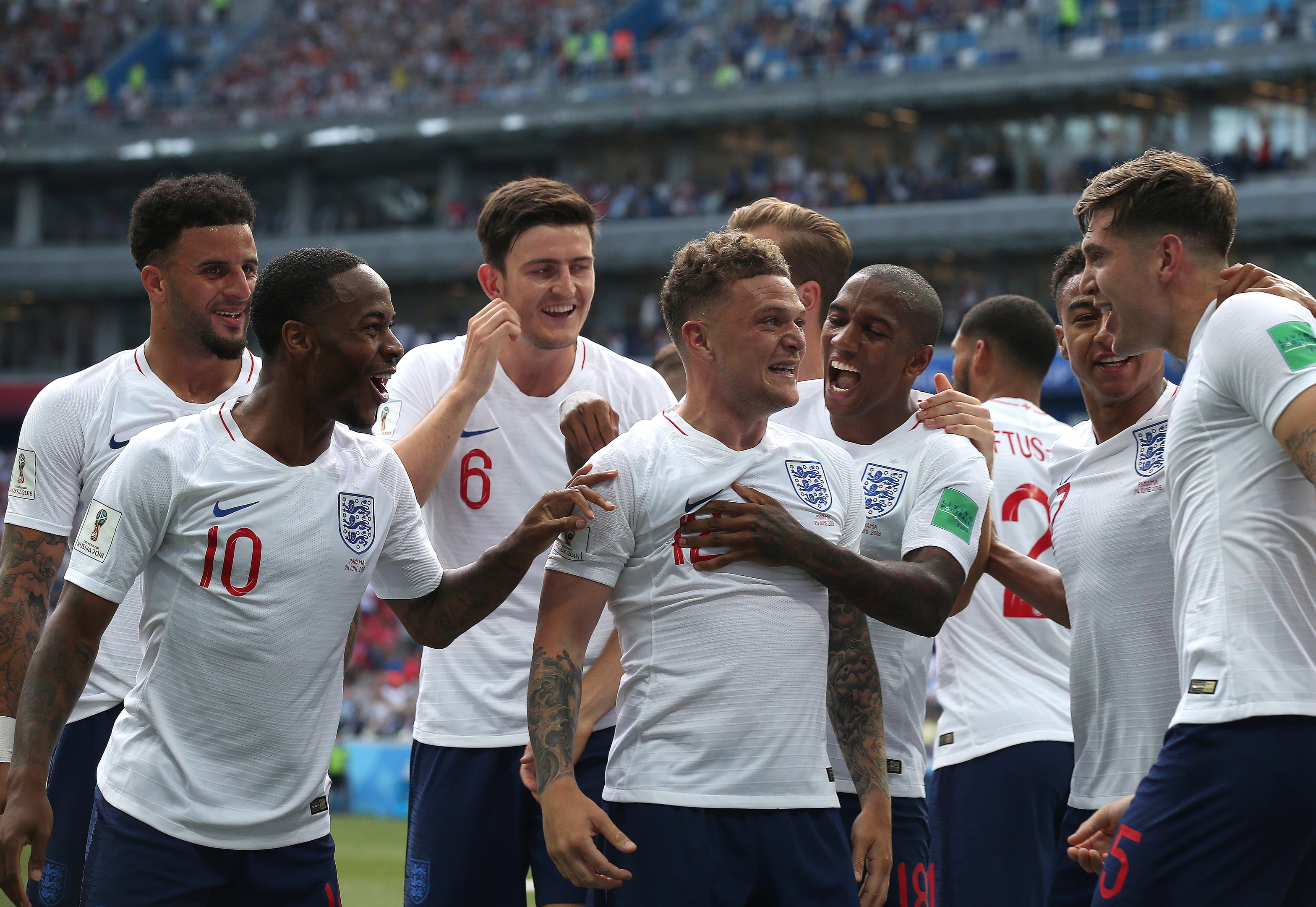 There were a lot of England goals to celebrate on Sunday.
