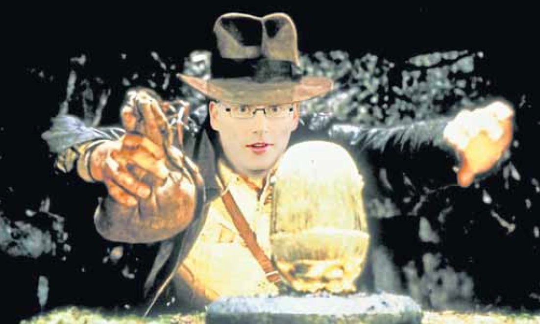Graham Huband as Indiana Jones.