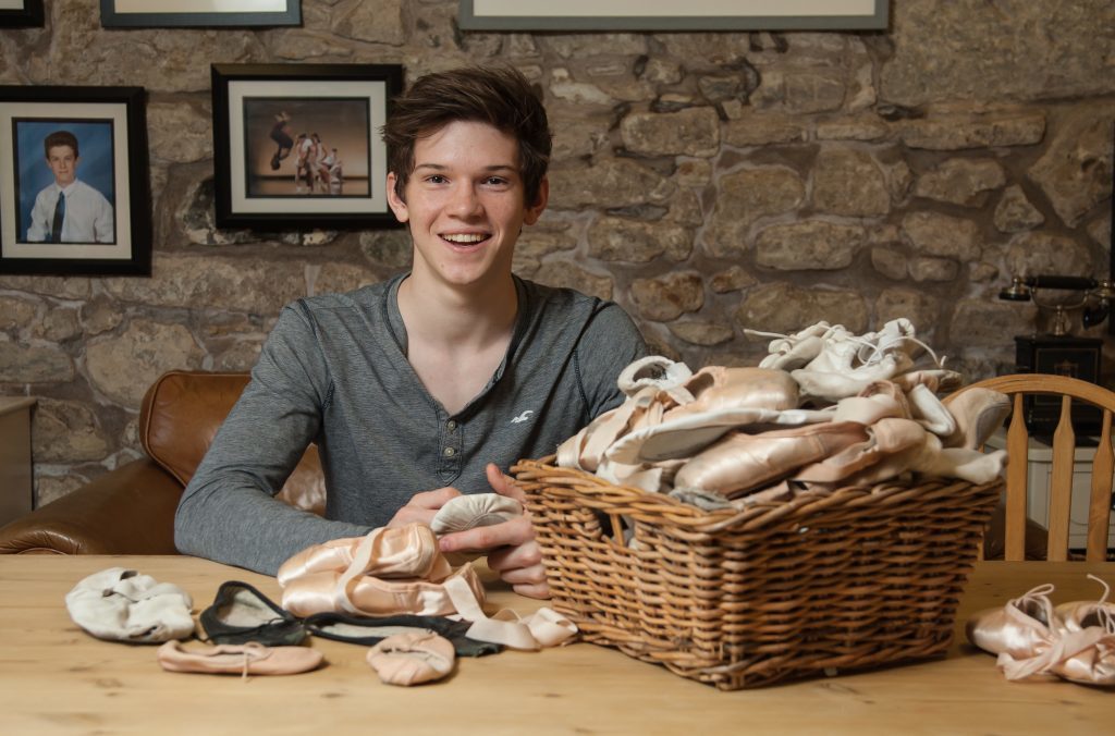 Harris Bell, 18, Perthshire ballet dancer studying at the Royal Ballet School, London.