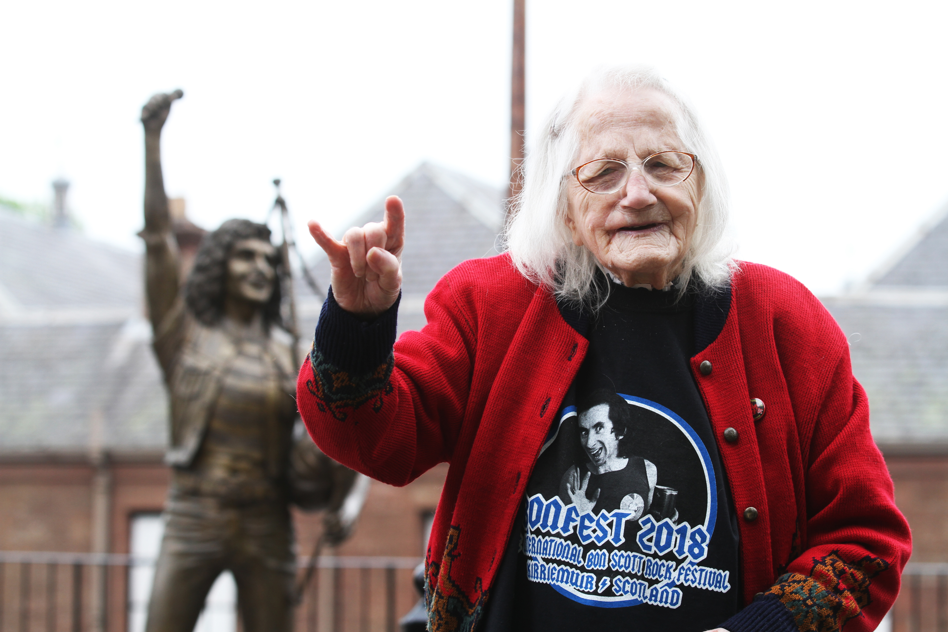 Eliza Williamson was born in 1918 and is a long-timeAC/DC fan.