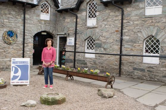 Marion Murdoch, manager of The Watermill bookshop and cafe in Aberfeldy