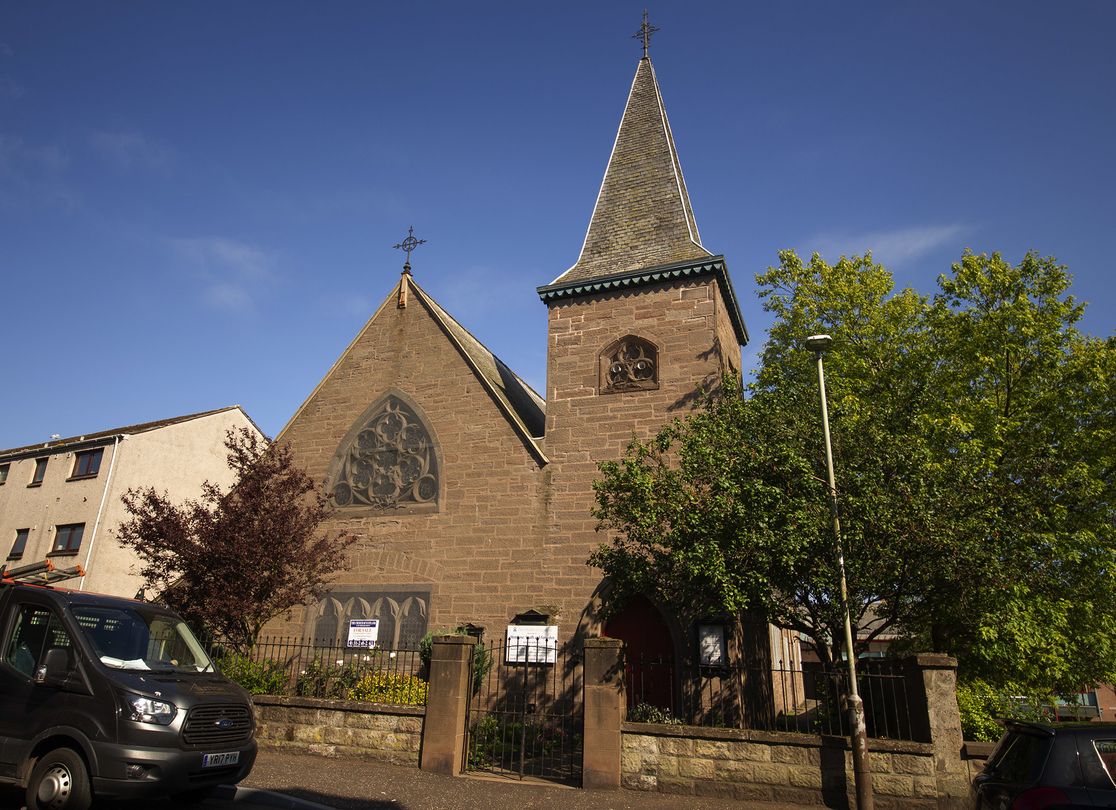 Properties on the market include Melville South Church in Montrose which was constructed in 1861 and is a category C listed building.