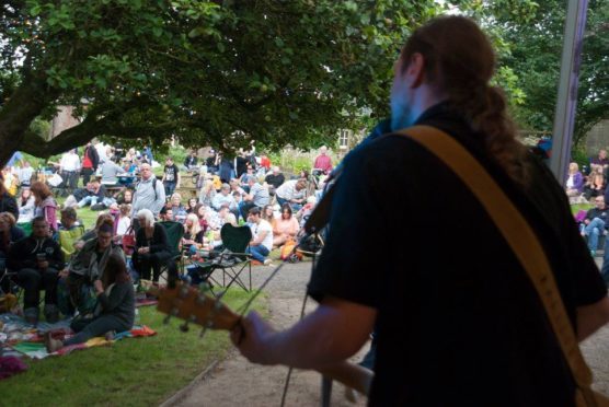 The Music at the Mill event has a great family atmosphere.