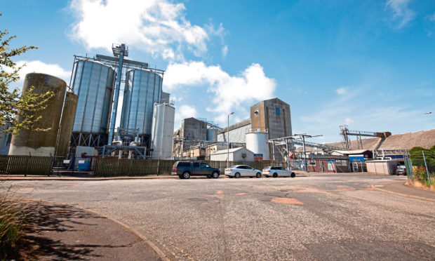 The Bairds Malt plant at Arbroath's Elliot Industrial estate