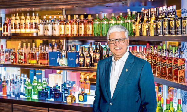 Diageo group chief executive Ivan Menezes