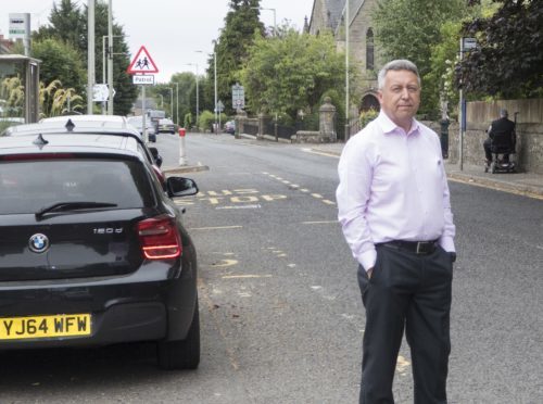 Councillor Angus Forbes wants more safety measures in Invergowrie.