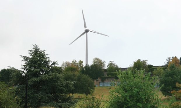 A photomontage of how the turbine could look