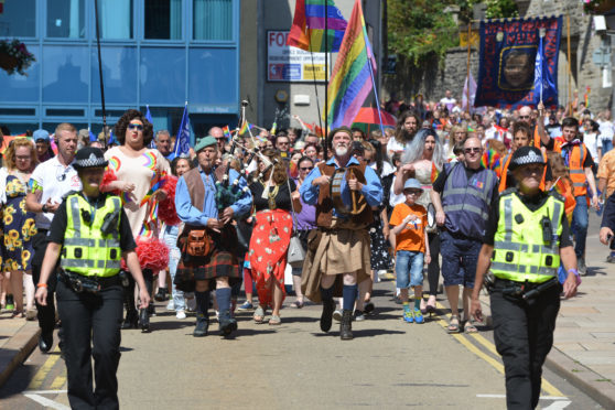 A previous Fife Pride event.
