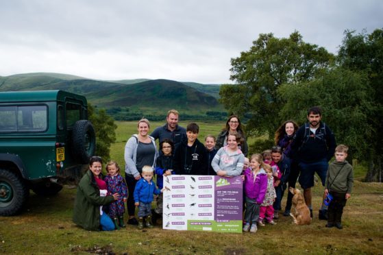 Angus families supporting the We Have Wildlife campaign.